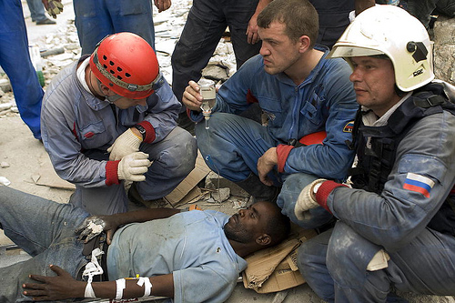 Haitian Man Rescued from Rubble After One Week